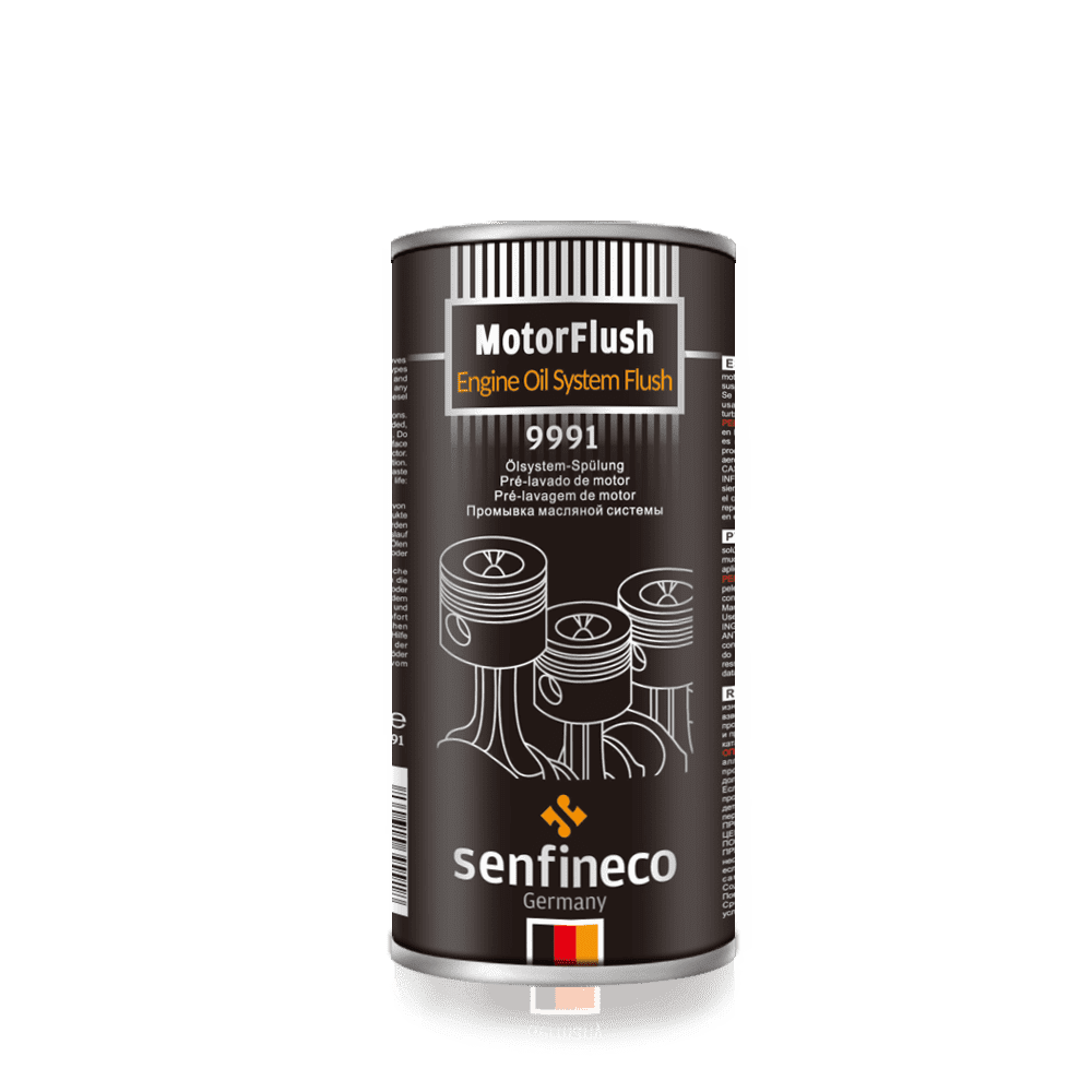 Καθαριστικό Κινητήρα Senfineco Motor Flush 443ml - Amortiseronline Καθαριστικό Κινητήρα senfineco motor flush 443ml - Το senfineco motorflush engine είναι ένα αποτελεσματικό προϊόν καθαρισμού κινητήρα, σχεδιασμένο για να απομακρύνει ρύπους, λάσπη και υπολείμματα από το εσωτερικό του κινητήρα πριν από την αλλαγή λαδιού. Η χρήση του motorflush βοηθά στη βελτίωση της ροής του λαδιού, μειώνοντας τη φθορά και την τριβή στα κινητήρια μέρη. Το προϊόν δρα γρήγορα και αποτελεσματικά, διαλύοντας τις συσσωρεύσεις που μπορεί να επηρεάσουν την απόδοση και την αξιοπιστία του κινητήρα. Είναι συμβατό με όλα τα είδη λαδιών κινητήρα και ενδείκνυται για χρήση σε βενζινοκινητήρες και πετρελαιοκινητήρες, προσφέροντας μια προληπτική λύση για τη συντήρηση του κινητήρα.