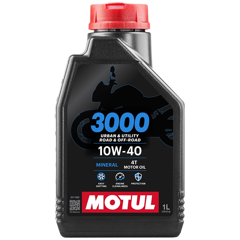 Λάδι moto motul 3000 10w-40 4t 1lt -