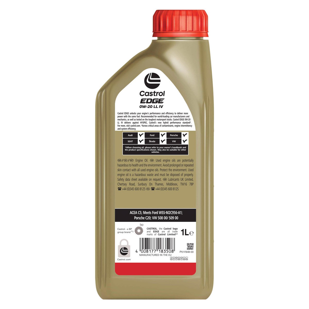 Λάδι Castrol Edge 0w-20 Ll Iv 1lt (vw 508/509) - Amortiseronline Λάδι castrol edge 0w-20 ll iv 1lt (vw 508/509) -