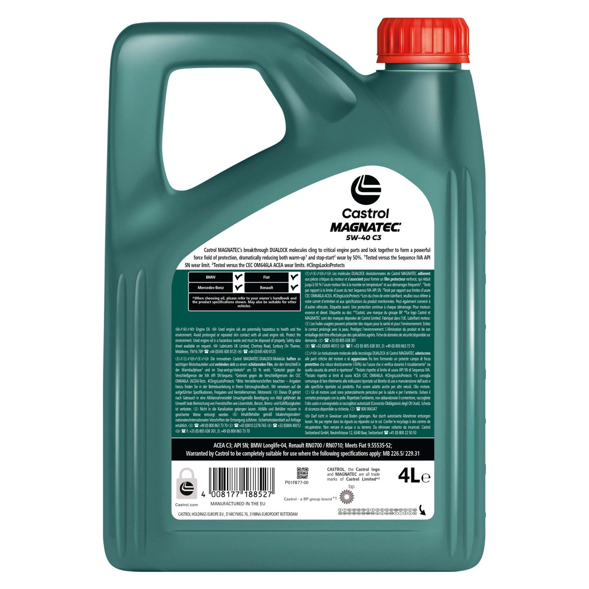 Castrol Magnatec 5w-40 C3 4l - Amortiseronline - Amortiseronline Castrol magnatec 5w-40 c3 4l - amortiseronline -