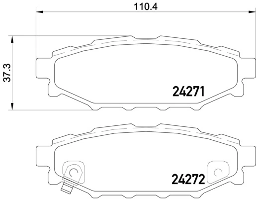 Σετ τακάκια, Δισκόφρενα Brembo P 78 020 - Amortiseronline - Amortiseronline Σετ τακάκια, Δισκόφρενα brembo p 78 020 - amortiseronline -