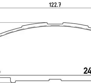 Σετ τακάκια, Δισκόφρενα Brembo P 83 086