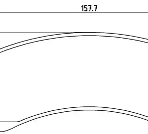 Σετ τακάκια, Δισκόφρενα Brembo P 37 008 για Jeep