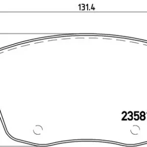 Σετ τακάκια, Δισκόφρενα Brembo P 85 057 Seat, Skoda, VW
