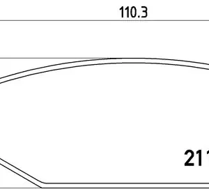 Σετ τακάκια, Δισκόφρενα Brembo P 79 001