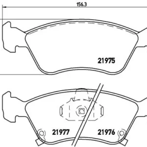 Σετ τακάκια, Δισκόφρενα Brembo P 83 041