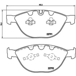 Σετ τακάκια, Δισκόφρενα Brembo P 06 047