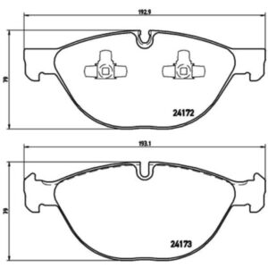 Σετ τακάκια, Δισκόφρενα Brembo P 06 058