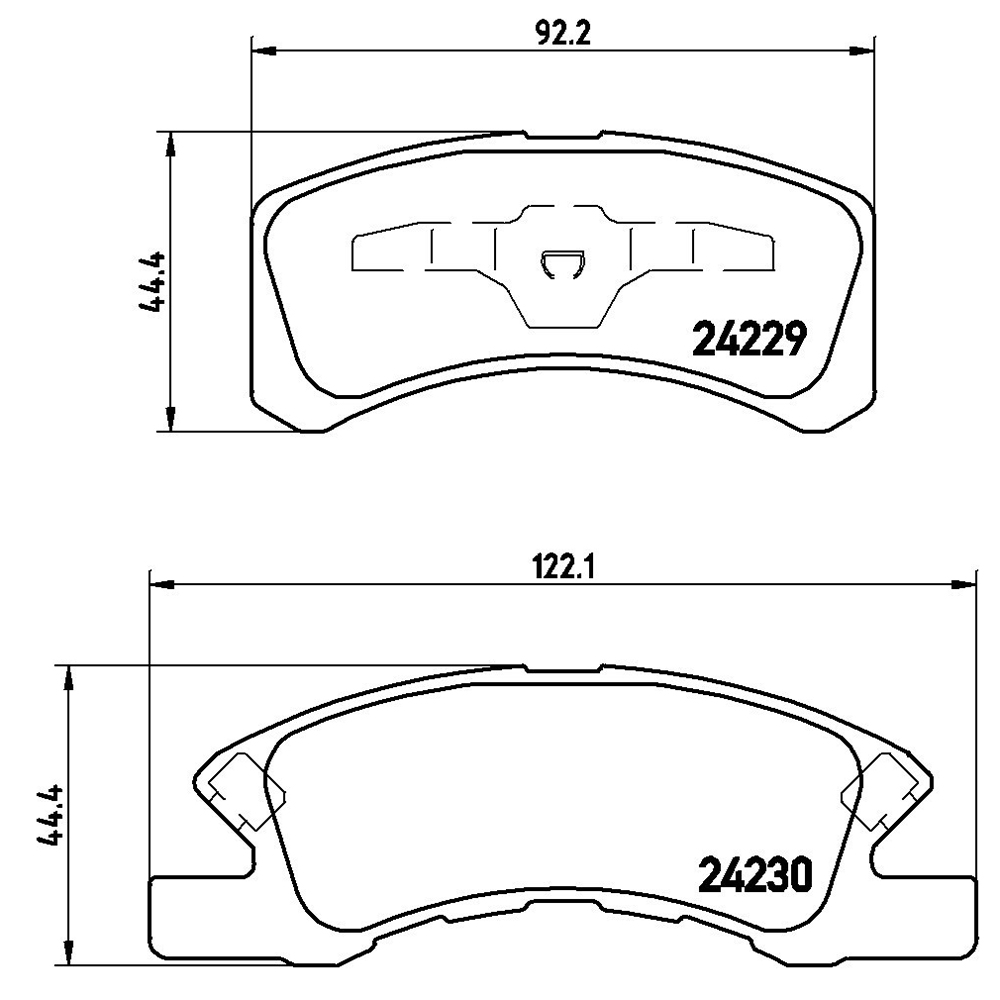 Σετ τακάκια, Δισκόφρενα Brembo P 16 011 για Toyota, Daihatsu, Mitsubishi - Amortiseronline - Amortiseronline Σετ τακάκια, Δισκόφρενα brembo p 16 011 για toyota, daihatsu, mitsubishi - amortiseronline -
