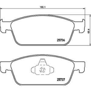Σετ τακάκια, Δισκόφρενα Brembo P 24 157