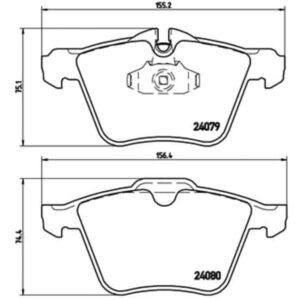 Σετ τακάκια, Δισκόφρενα Brembo P 36 019