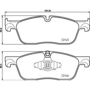 Σετ τακάκια, Δισκόφρενα Brembo P 44 026X