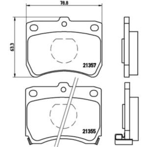 Σετ τακάκια, Δισκόφρενα Brembo P 49 013