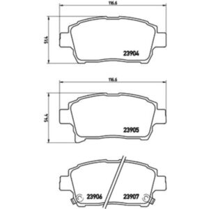 Σετ τακάκια, Δισκόφρενα Brembo P 83 103