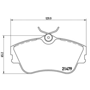 Σετ τακάκια, Δισκόφρενα Brembo P 85 029