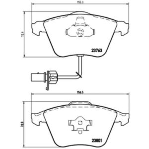Σετ τακάκια, Δισκόφρενα Brembo P 85 084
