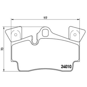 Σετ τακάκια, Δισκόφρενα Brembo P 85 088