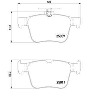 Σετ τακάκια, Δισκόφρενα Brembo P 85 124