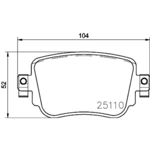 Σετ τακάκια, Δισκόφρενα Brembo P 85 140