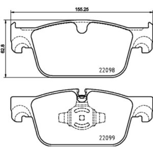 Σετ τακάκια, Δισκόφρενα Brembo P 86 028 για Volvo, Suzuki