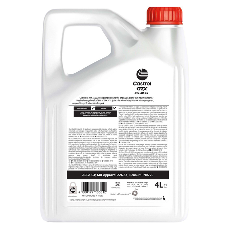 Castrol Gtx 5w-30 C4 4l - Amortiseronline - Amortiseronline Castrol gtx 5w-30 c4 4l - amortiseronline -