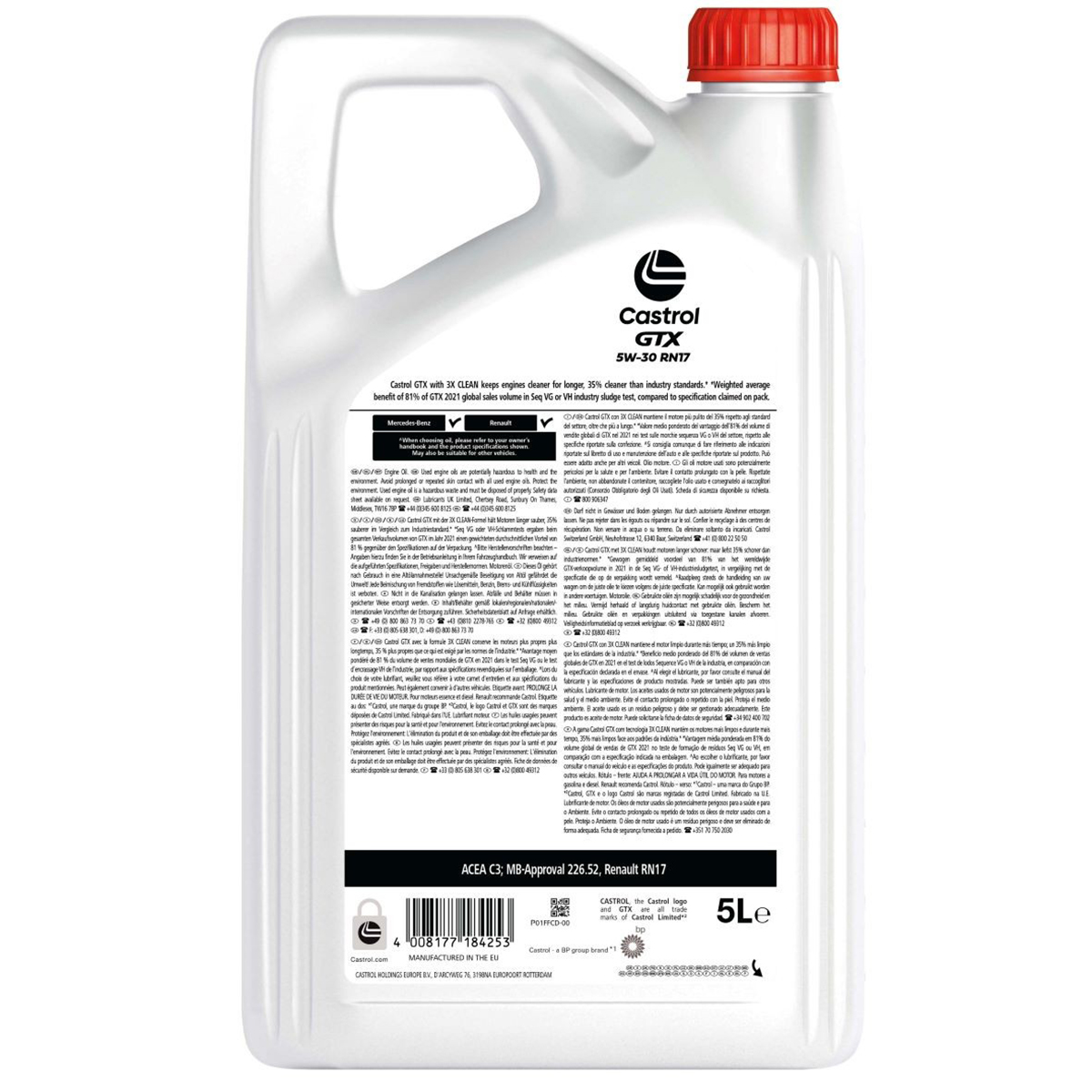 Castrol Gtx 5w-30 Rn17 5l - Amortiseronline - Amortiseronline Castrol gtx 5w-30 rn17 5l - amortiseronline -