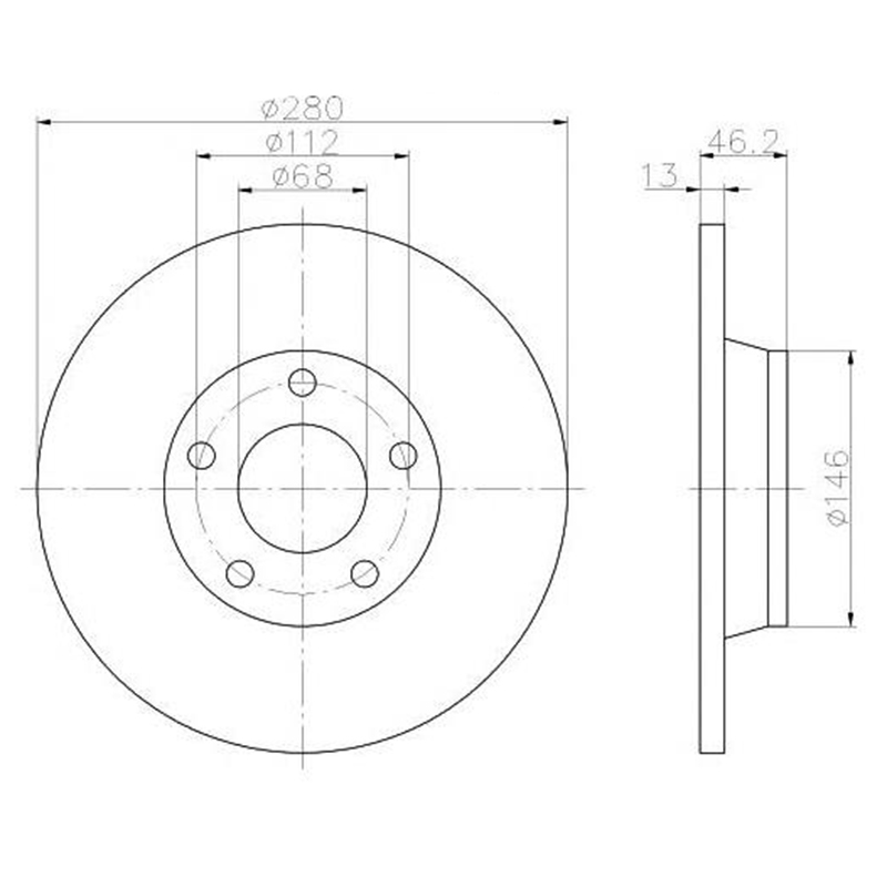 Δισκόπλακα Ztec+ Bd2730 για Audi A4 1.6, Avant 11/94-09/97 F - Amortiseronline - Amortiseronline Δισκόπλακα ztec+ bd2730 για audi a4 1. 6, avant 11/94-09/97 f - amortiseronline -
