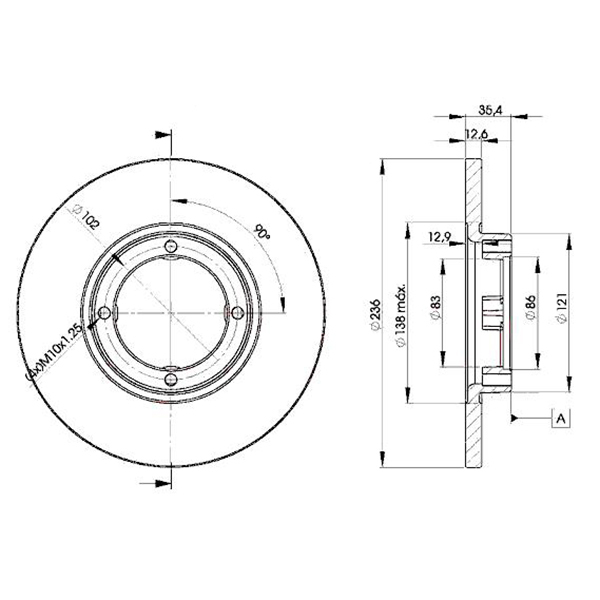 Δισκόπλακα Ztec+ Bd4123 για Daewoo Matiz 0.8i 08/98- 1.0i 01/03- F - Amortiseronline - Amortiseronline Δισκόπλακα ztec+ bd4123 για daewoo matiz 0. 8i 08/98- 1. 0i 01/03- f - amortiseronline -