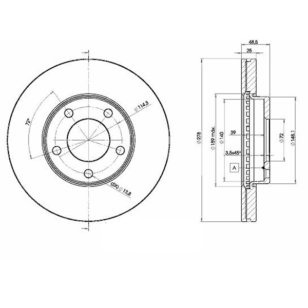 Δισκόπλακα Ztec+ Bd4384 για Mazda 3 1.4 10/03- F - Amortiseronline - Amortiseronline Δισκόπλακα ztec+ bd4384 για mazda 3 1. 4 10/03- f - amortiseronline -
