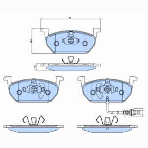 Δισκόφρενα ZTEC+ για Audi,Seat,Skoda,Vw