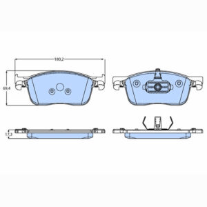 Δισκόφρενα ZTEC+ για Citroen,Fiat,Opel,Peugeot,Toyota