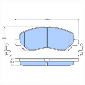 Δισκόφρενα ZTEC+ για Chrysler,Citroen,Dodge,Fiat,Jeep,Lancia,Mitsubishi,Peugeot