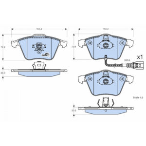Δισκόφρενα ZTEC+ για Audi,Seat,Skoda,Vw
