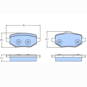 Δισκόφρενα ZTEC+ για Citroen,Ds,Fiat,Jeep,Lancia,Opel,Peugeot
