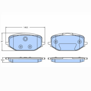 Δισκόφρενα  ZTEC+ για Citroen,Ds,Fiat,Opel,Peugeot,Toyota