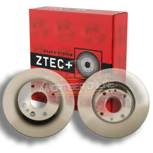 Δισκόπλακα ztec+ bd2719 για mazda 323 1. 5i 16v (bg) 06/89-94 f - amortiseronline -