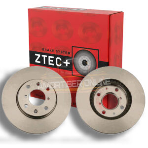 Δισκόπλακα ztec+ bd4824 για suzuki swift 2005-, suzuki splash (ex) 02/2008- , opel agila 2008- - amortiseronline -